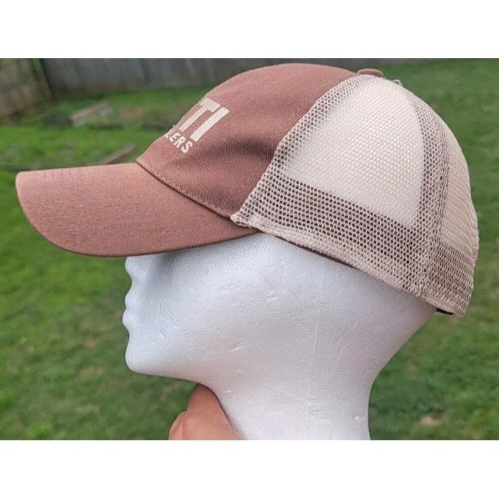 Yeti Coolers Trucker Hat Cap Brown Snapback Adjustable Mesh Embroidered - Picture 6 of 11